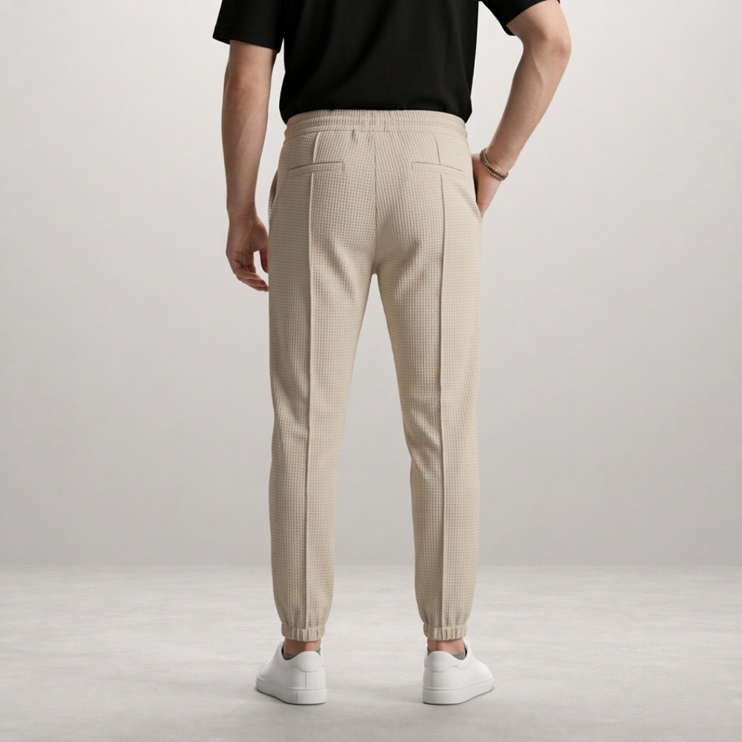 Luca – Tailored drawstring trousers with modern athletic refinement