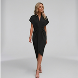 Midi Dress Classic Relaxed Fit for Women