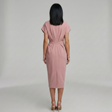 Midi Dress Classic Relaxed Fit for Women