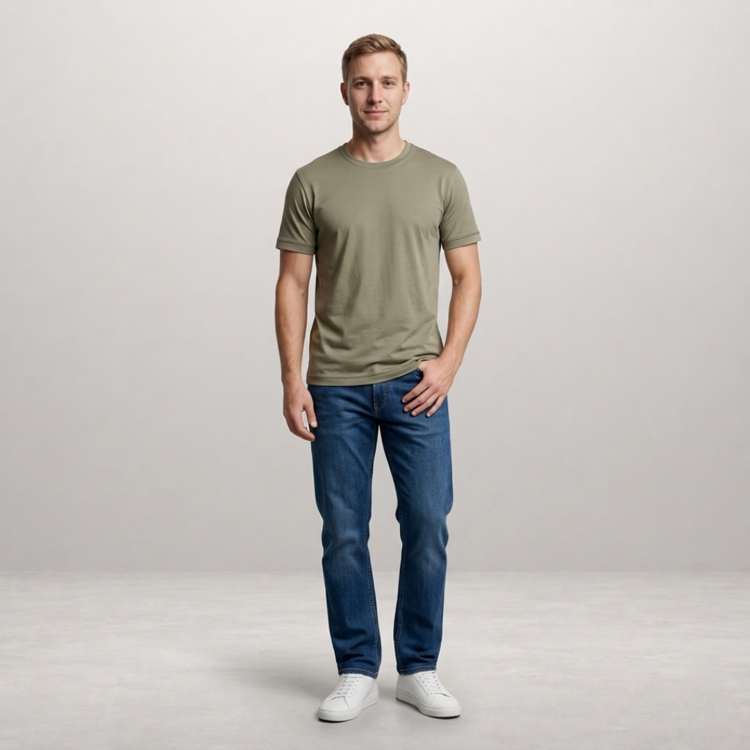 Luca – Essential fitted T-shirt for everyday comfort