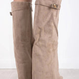 Knee High Boots with Golden Detail for Women