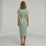 Midi Dress Classic Relaxed Fit for Women
