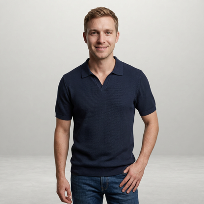 Matteo – Refined knitted polo for effortless smart-casual style