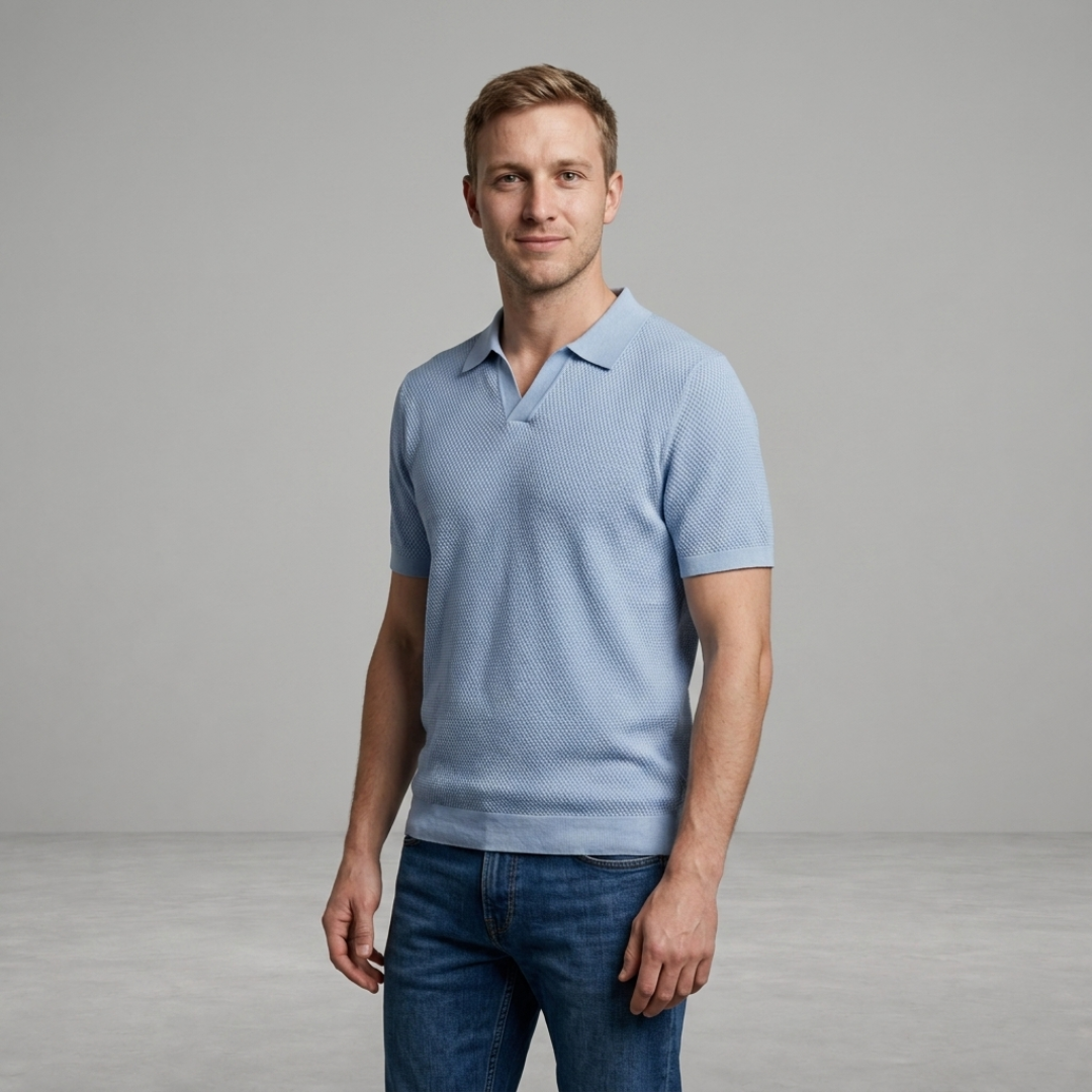 Matteo – Refined knitted polo for effortless smart-casual style