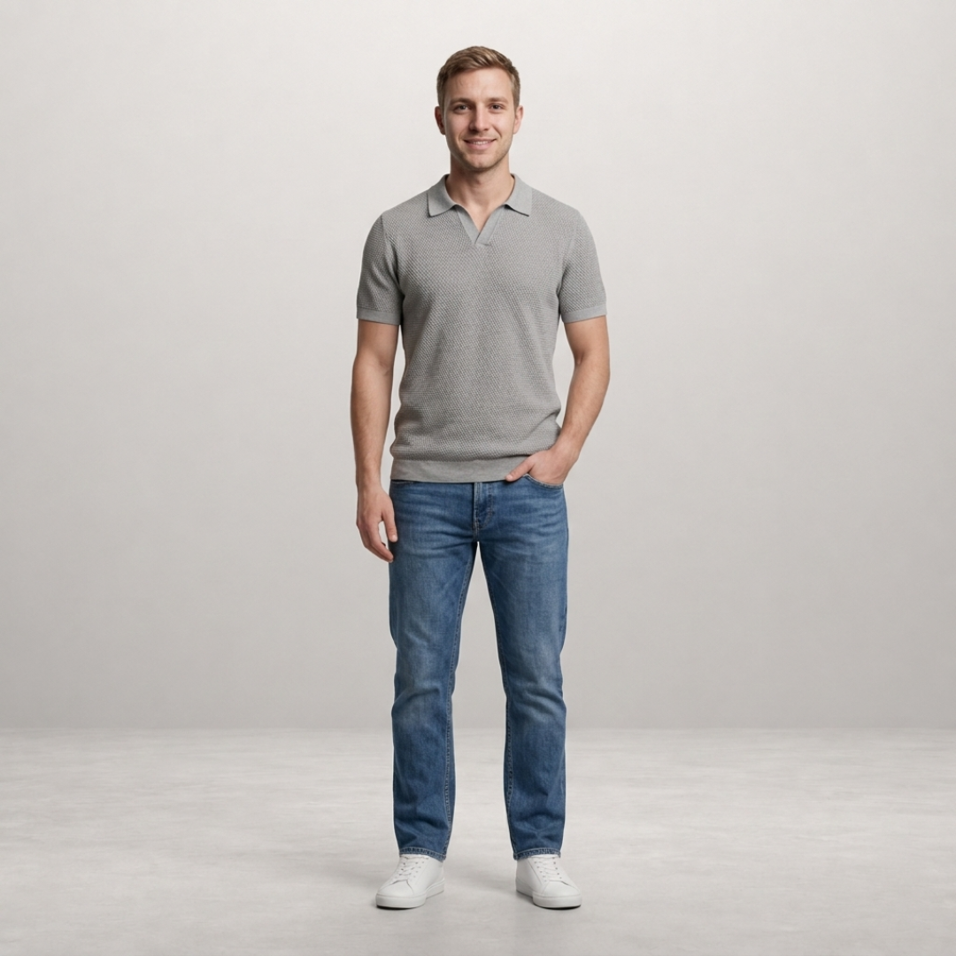 Matteo – Refined knitted polo for effortless smart-casual style