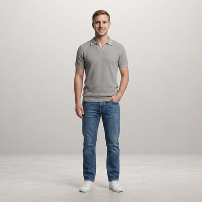 Matteo – Refined knitted polo for effortless smart-casual style