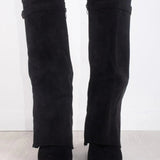 Knee High Boots with Golden Detail for Women