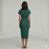 Midi Dress Classic Relaxed Fit for Women