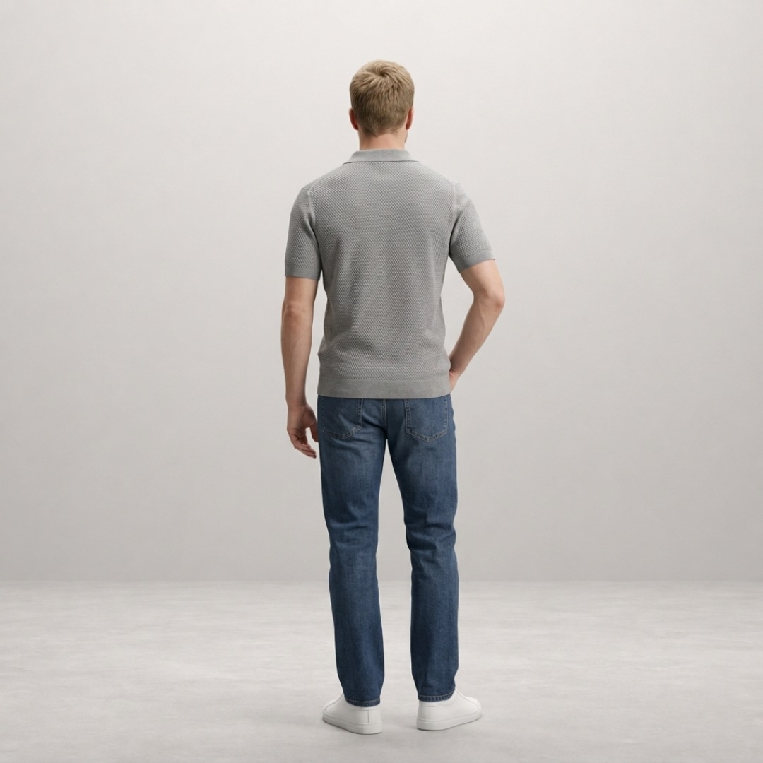 Matteo – Refined knitted polo for effortless smart-casual style