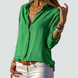 Long Sleeve Blouse with Relaxed Fit for women