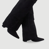 Knee High Boots with Golden Detail for Women