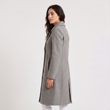Women's Double-Breasted Long Coat | Classic Everyday Outerwear