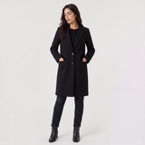 Double-Breasted Coat for Women | Classic Tailored Outerwear