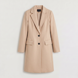 Double-Breasted Coat for Women | Classic Tailored Outerwear