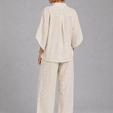 Wide-Leg Co-ord Set for Women – Relaxed Two-Piece Outfit