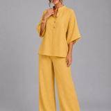 Wide-Leg Co-ord Set for Women – Relaxed Two-Piece Outfit