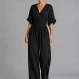 Wide Leg Jumpsuit with Cinched Waist for Women