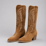 Western Block Heel Boots for Women