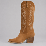 Western Block Heel Boots for Women