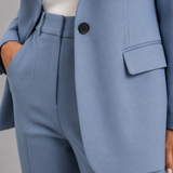 Women's Tailored Co-ord Set – High-Waist Pants & Blazer