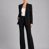 Women's Tailored Co-ord Set – High-Waist Pants & Blazer