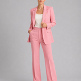 Women's Tailored Co-ord Set – High-Waist Pants & Blazer