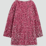 Sequin Mini Dress with Bow Detail for Women