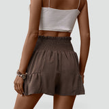 High-Waist Tie-Front Shorts for Women