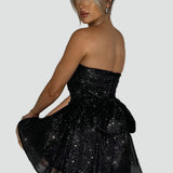 Midi Dress with Glitter Effect for women
