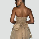 Midi Dress with Glitter Effect for women