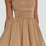 Midi Dress with Glitter Effect for women