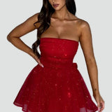 Midi Dress with Glitter Effect for women