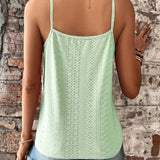Lace Trim V-Neck Top for Women