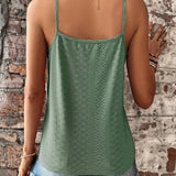 Lace Trim V-Neck Top for Women