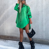 Oversized Long Sleeve Blouse for Women