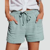 Women's Casual Shorts with Pockets – Summer Style