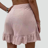 Women's Frill Hem Shorts – Casual Everyday Style
