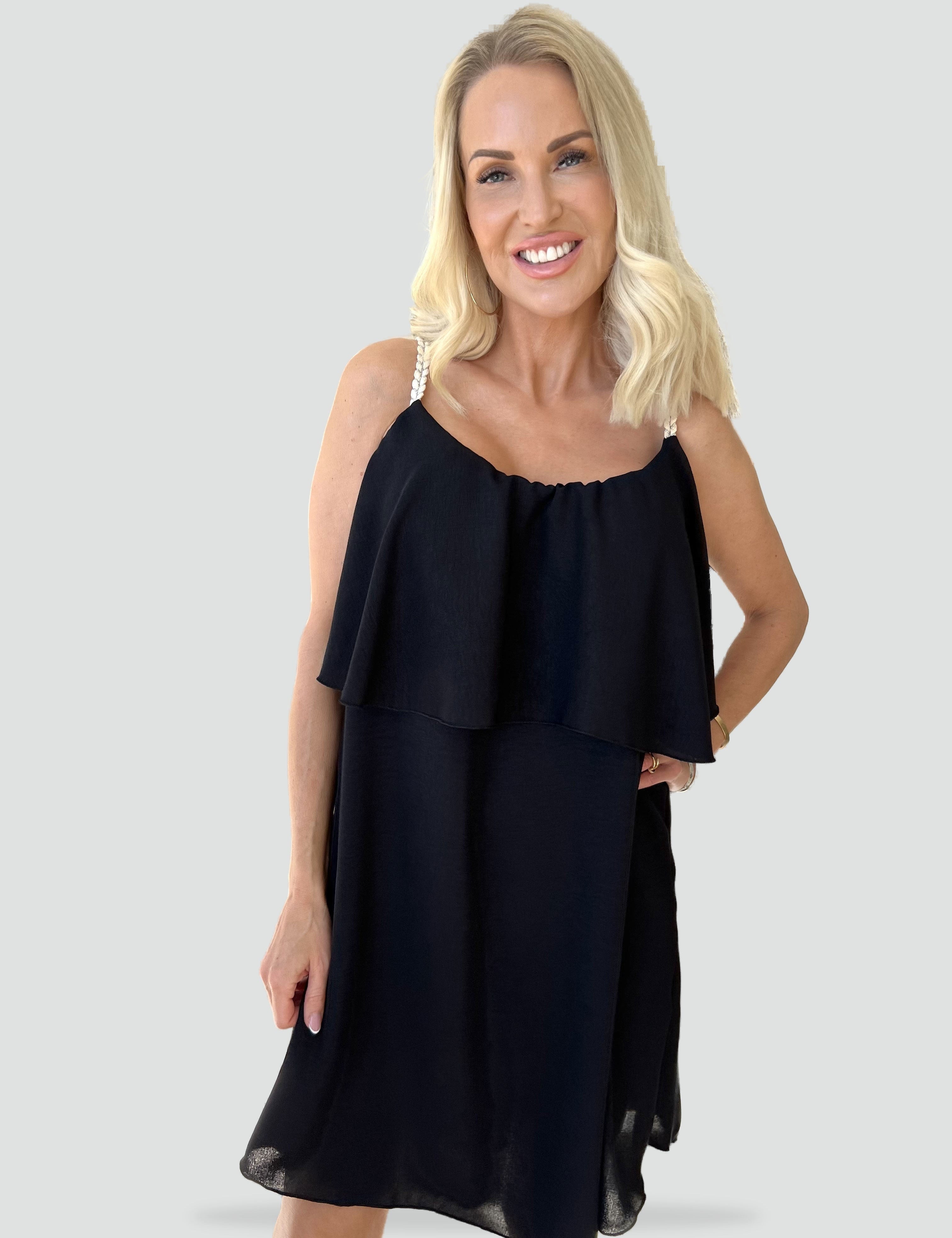 Midi Dress with Straps for women