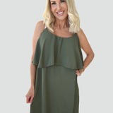 Midi Dress with Straps for women