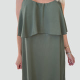 Midi Dress with Straps for women