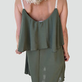 Midi Dress with Straps for women