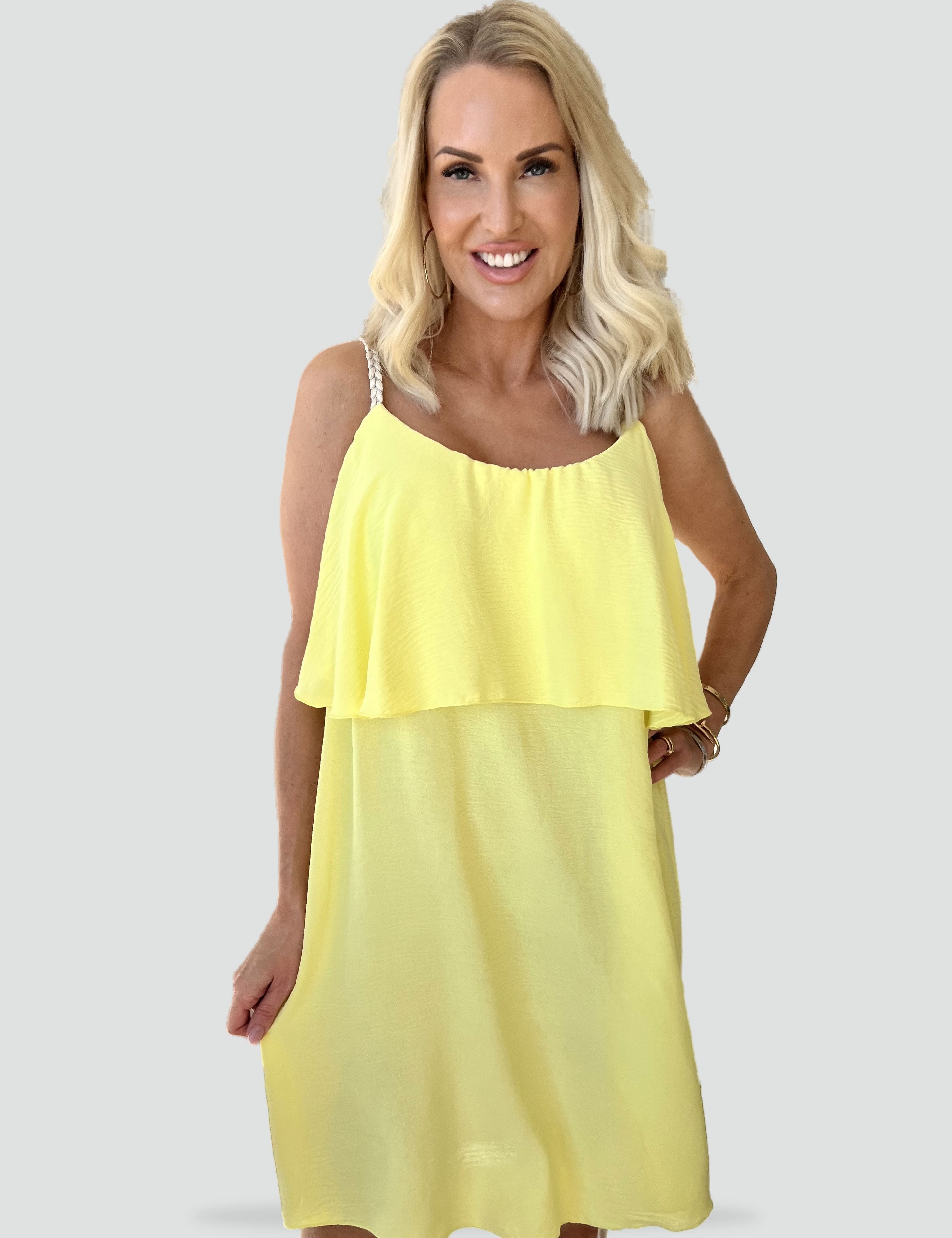 Midi Dress with Straps for women
