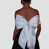 Midi Dress with Satin Neckline and Flared Skirt for Women